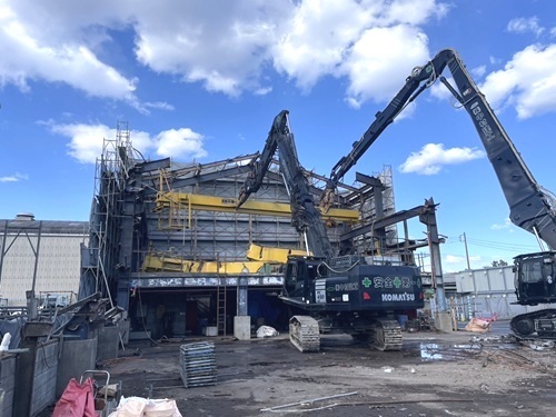 株式会社中村建工　飛散防止の養生