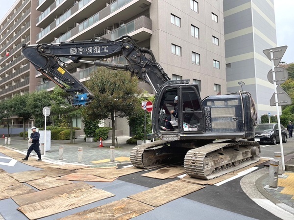 株式会社中村建工　狭いエリアでの作業
